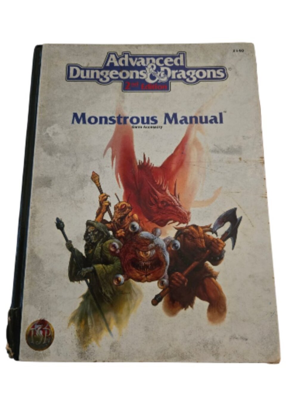 AD&D 2nd Edition Monstrous Manual TSR 2140 3rd Printing 1994 Hardcover RPG